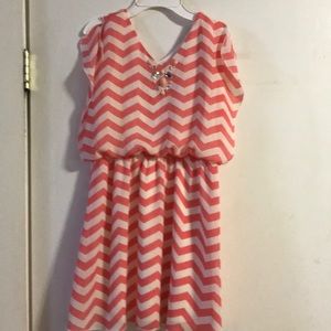 Girls spring sleeveless dress with beading